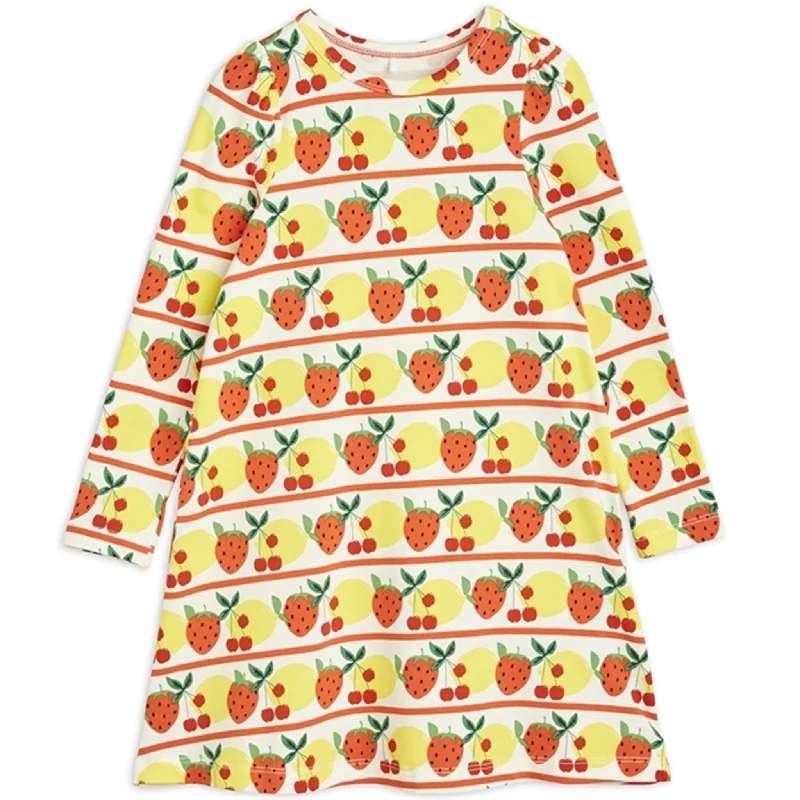 Mini Rodini Fruits Aop Ls Dress Multi