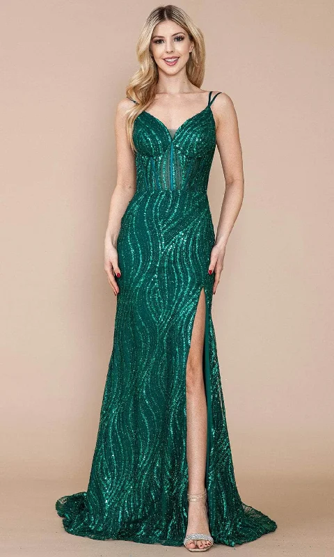 Poly USA 9400 - Glitter Strappy Back Prom Dress