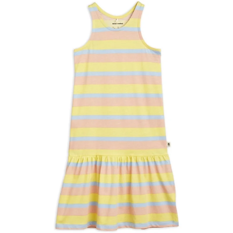 Mini Rodini Pastel Stripe Tank Dress Multi