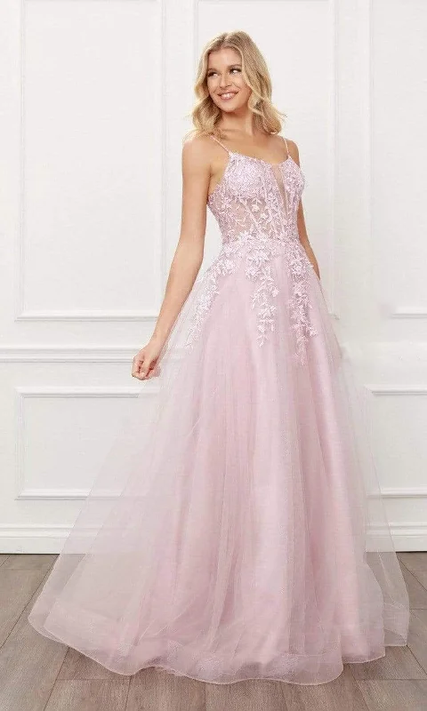 Nox Anabel T449 - Sleeveless Corset Prom Dress