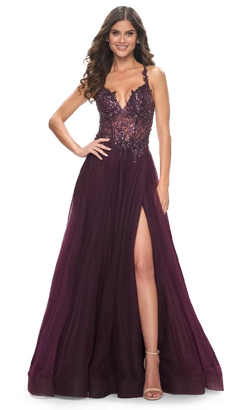 La Femme 31471 - Beaded A-Line Prom Dress