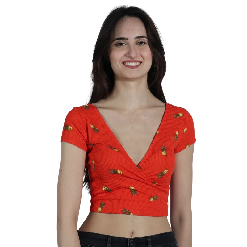 ARIZONA - V neck Crop Top