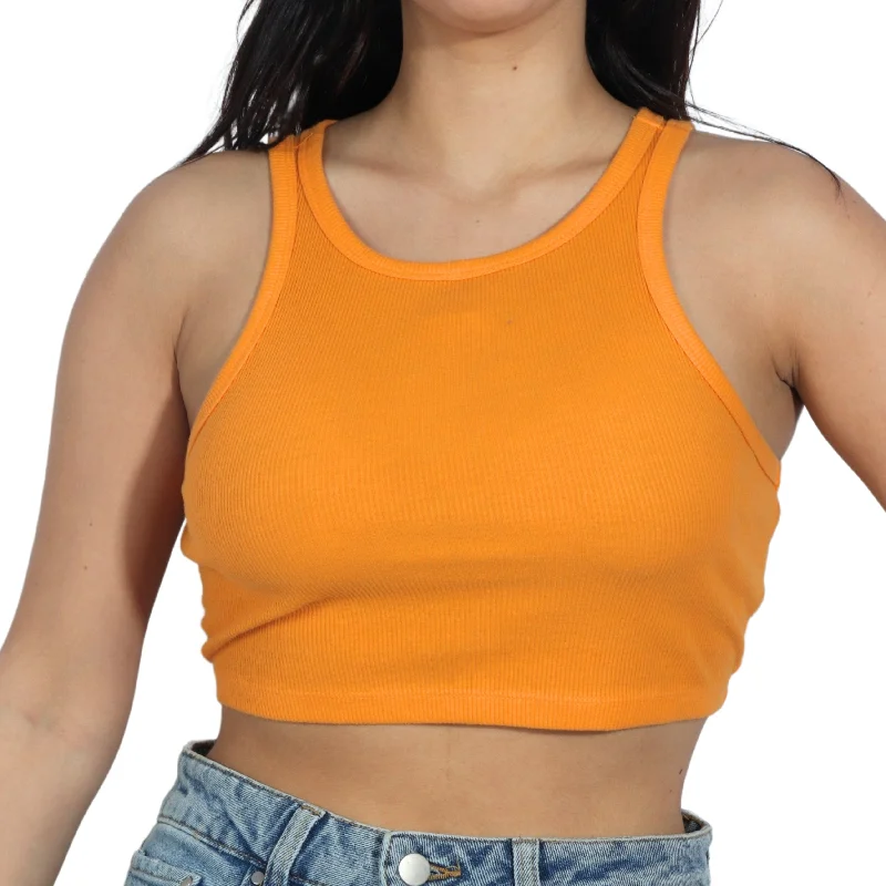 WILD FABLE - Basic Ribbed Cropped Top