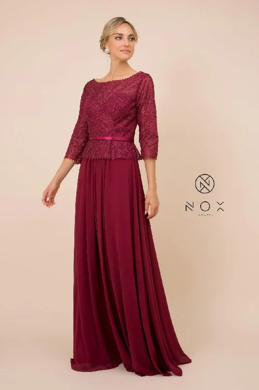 Formal Long Mother of the Bride Dress