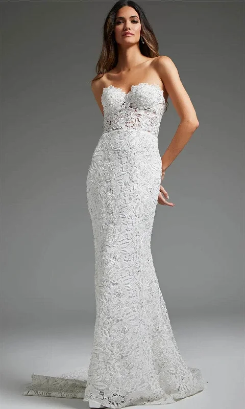 Jovani JB39733 - Lace Mermaid Bridal Gown