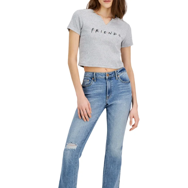 LOVE TRIBE -  Friends Cropped Graphic-Print T-Shirt