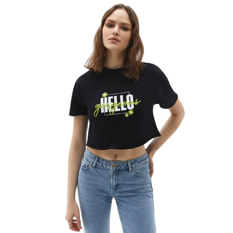 OXXO - Printed Crop T-Shirt