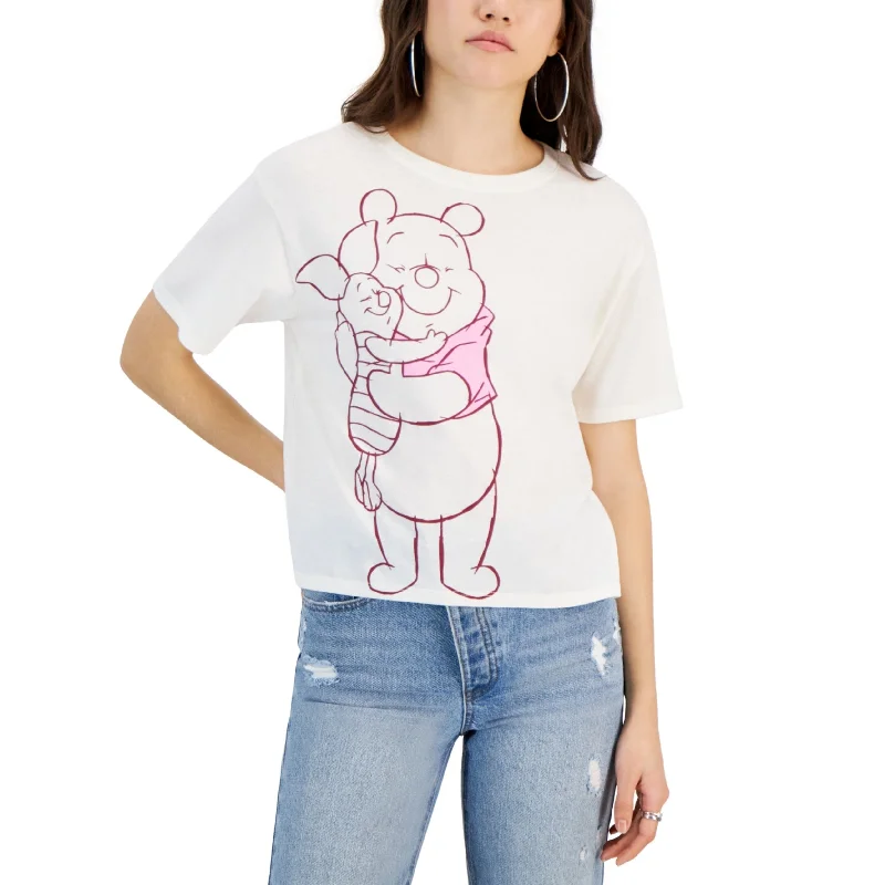 DISNEY - Winnie the Pooh Love Graphic Crop T-Shirt