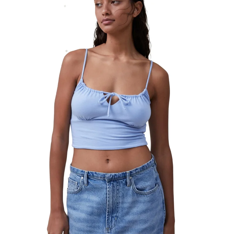 COTTON ON - Solid Cotton Crop Top