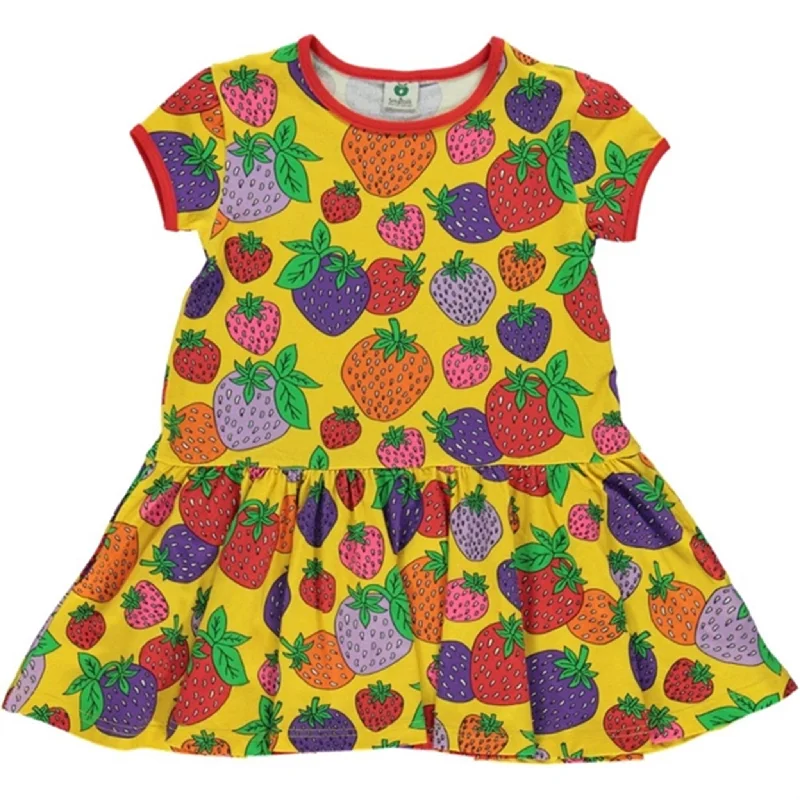 Småfolk Yellow Strawberry Dress