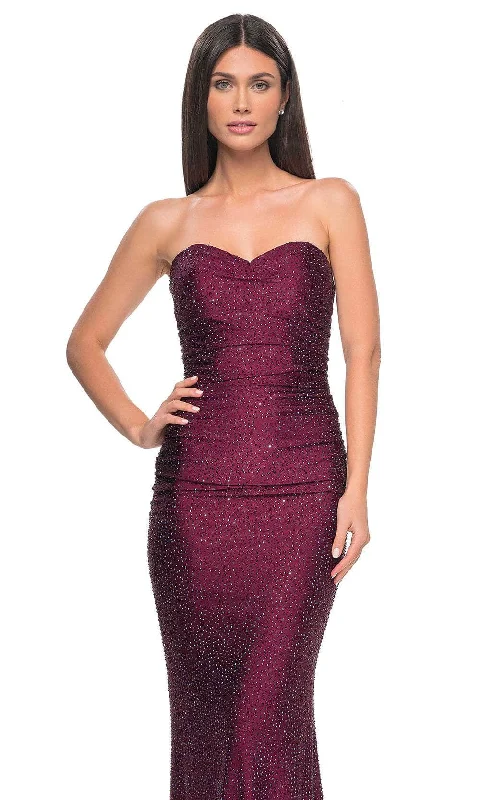 La Femme 31945 - Rhinestone Studded Prom Dress