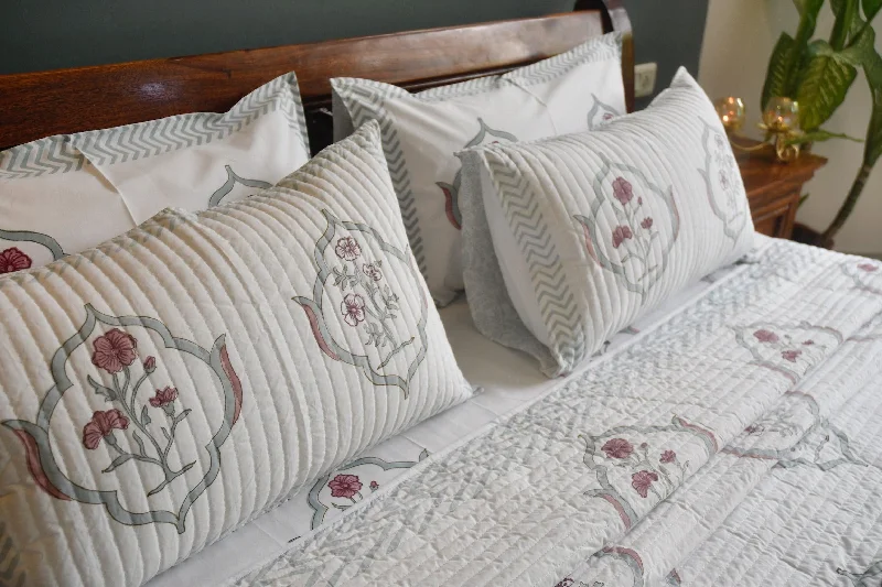 Moroccan Bliss Bedding Set, Summery Elegance, Jaipur Print, Soft & Breathable