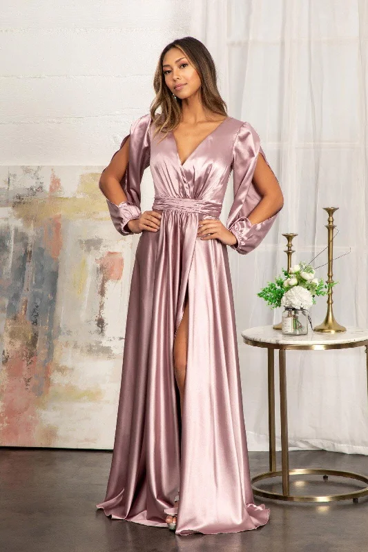 Long Sleeve Mother of the Bride Formal Dress