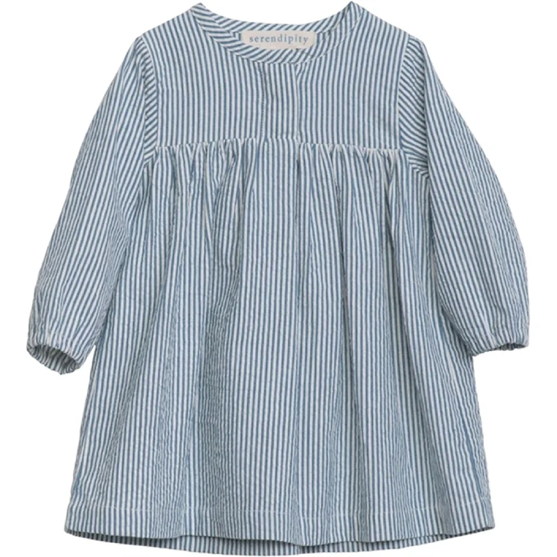 Serendipity Sapphirestripe Baby Dress