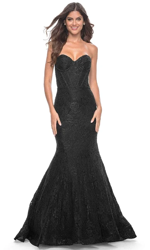 La Femme 32249 - Lace Mermaid Prom Dress