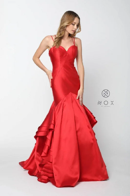 Long Prom Mermaid Ball Gown Formal Dress