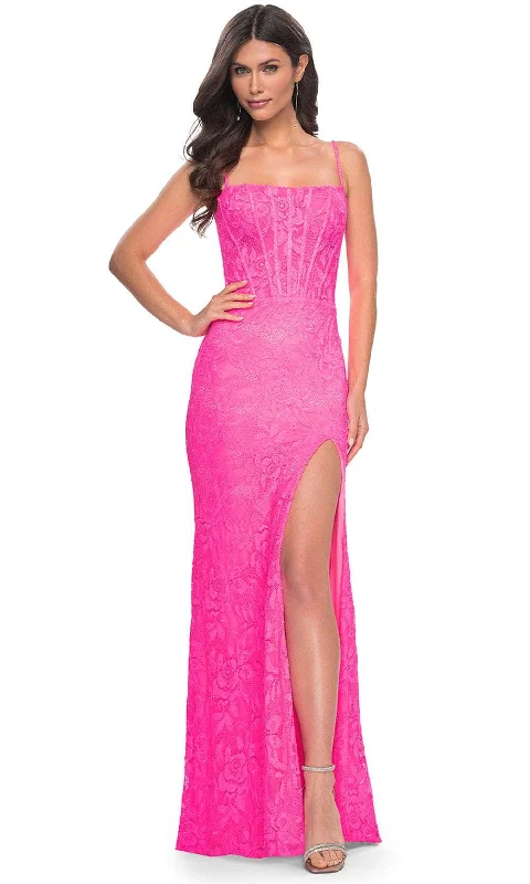 La Femme 32423 - Lace Corset Prom Dress