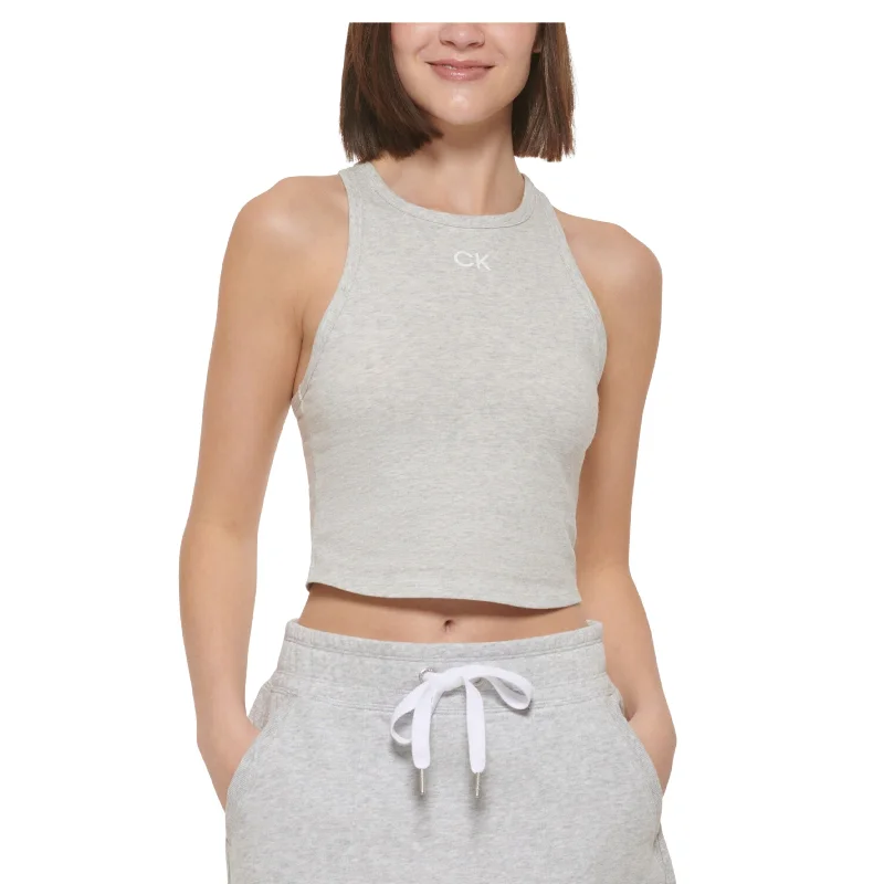 CALVIN KLEIN - Racerback Crop Top