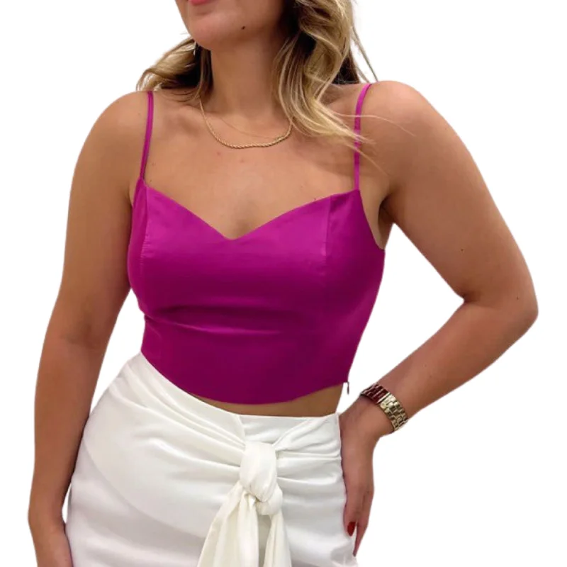 SATEEN - Cropped Top