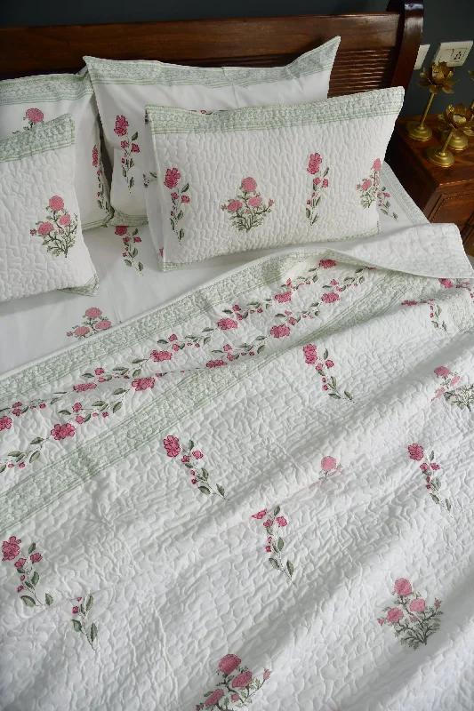 Pink Gulshan Bedding set