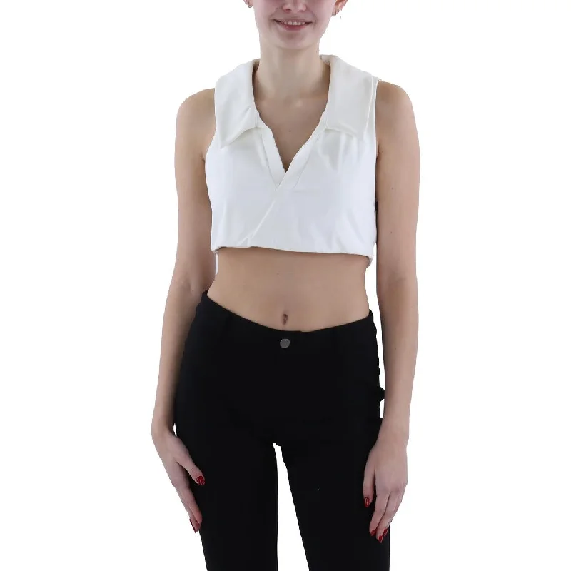 We Wore What Womens Polo Bra Cropped