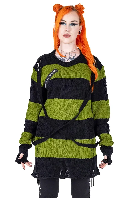 Amalric Jumper Sweater [Black/Green]