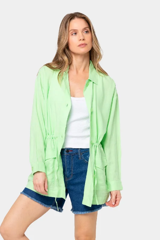 Boheme Linen Coverup Jacket