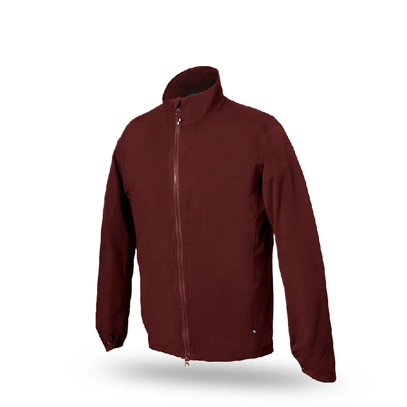 Elements Jacket in Dark Crimson