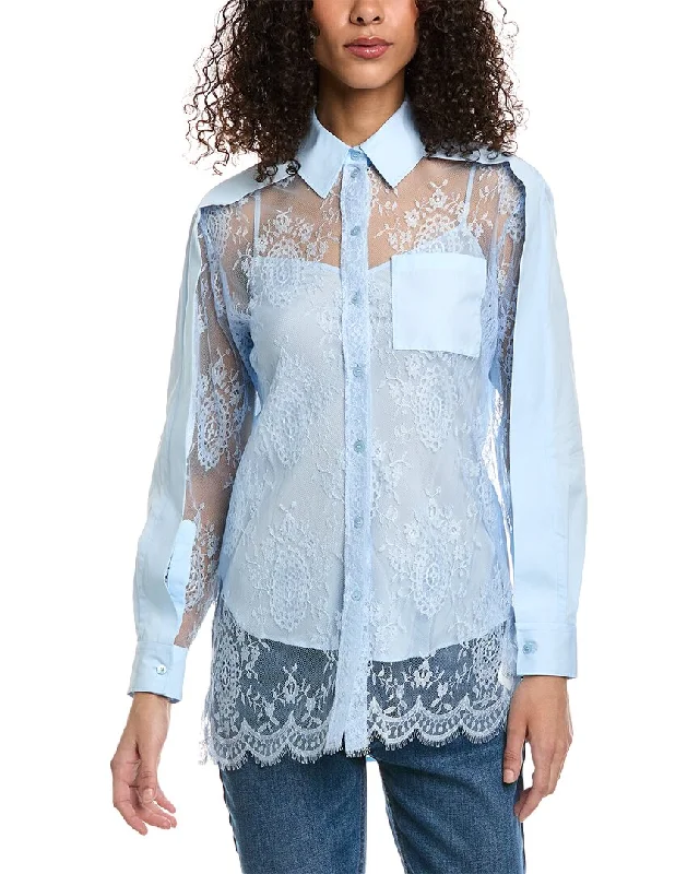 Burberry Lace Panel Shirt