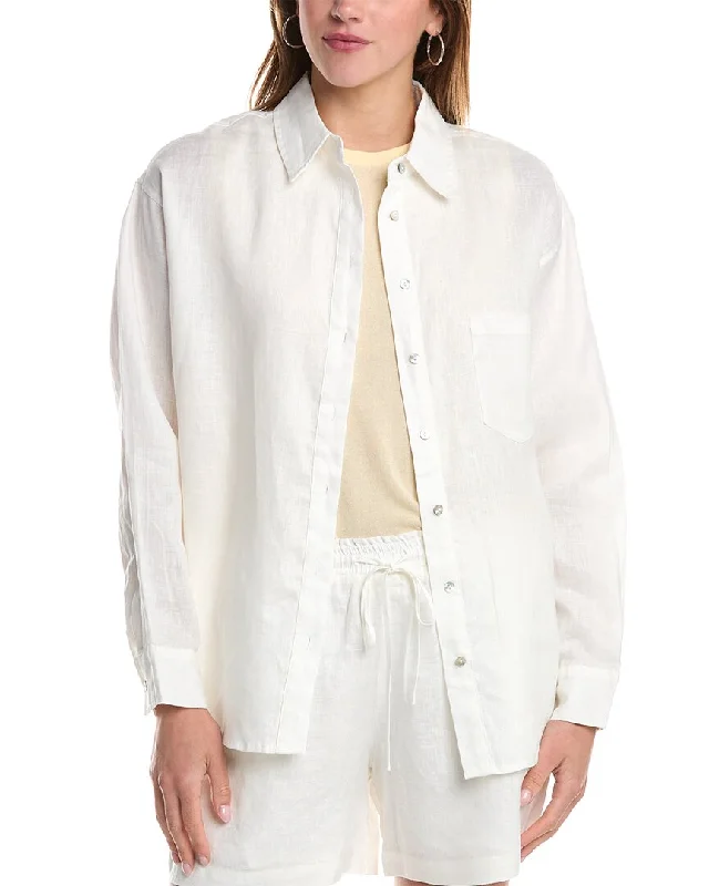 Lucy Paris Toni Button-Down Linen Shirt