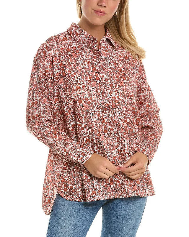 Pomegranate Button-Down Shirt