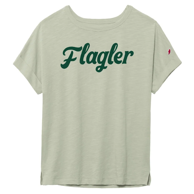 Flagler Women's Slub Tee in Washed Sage