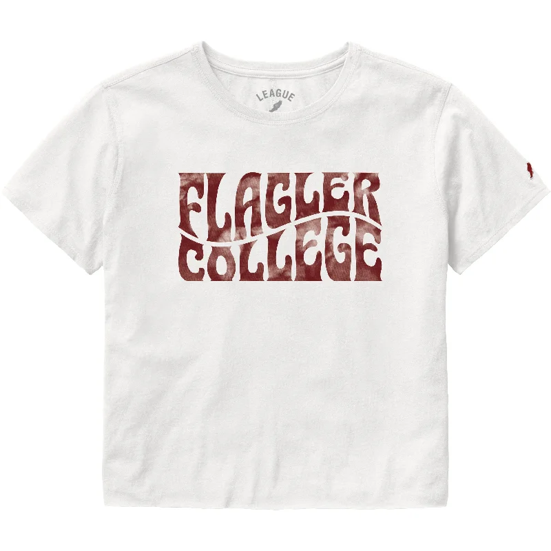 Groovy Tie Dye Flagler College Clothesline Crop