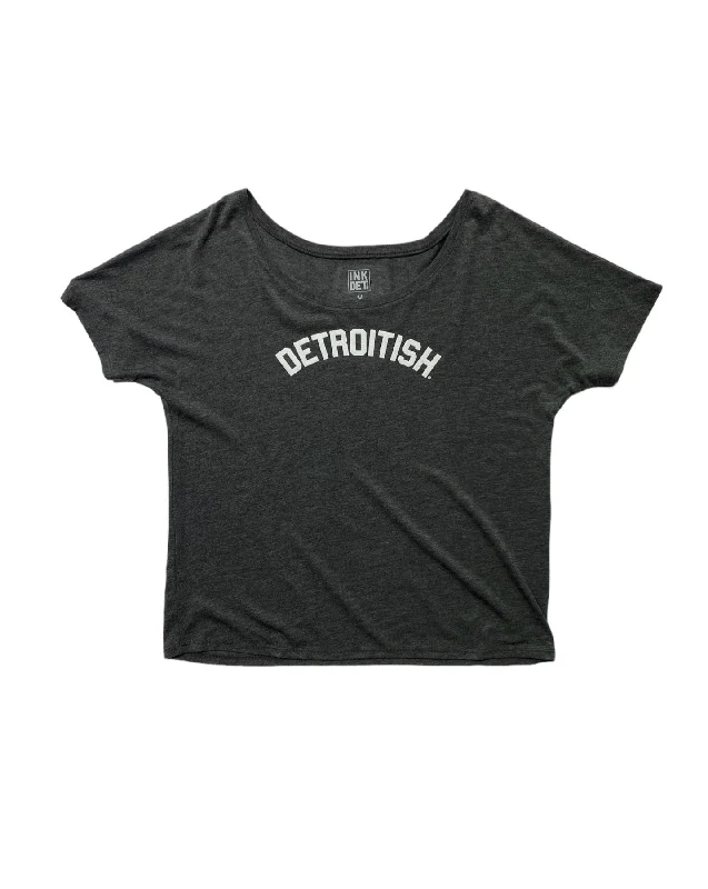 Ink Detroit Detroitish Slouchy T-Shirt - Dark Grey