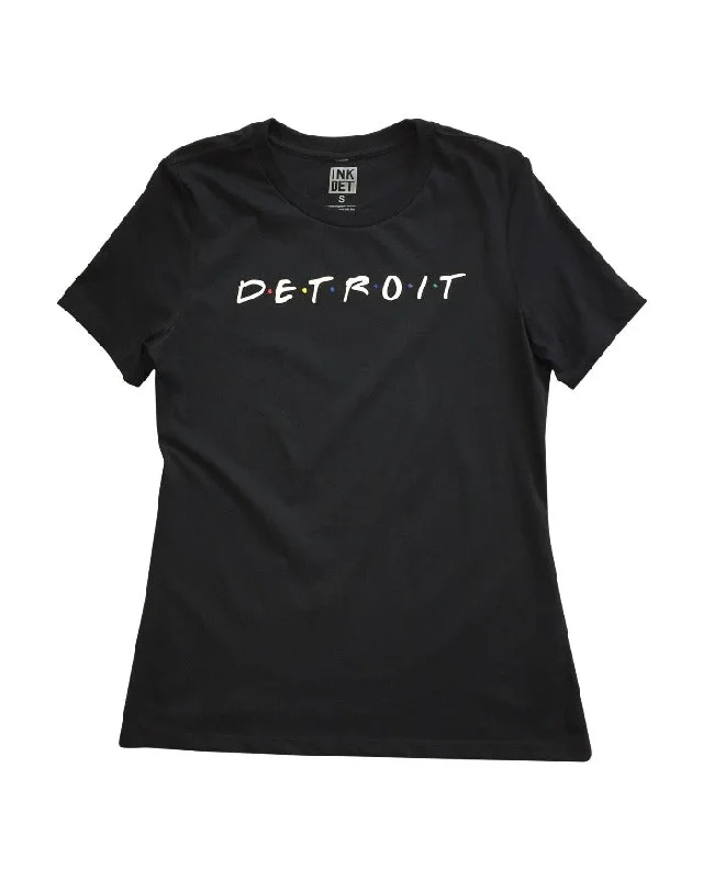 Ink Detroit Friends Women's Relaxed T-Shirt - Black