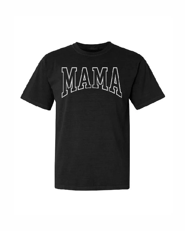 Ink Detroit - Varsity MAMA T-Shirt - Black