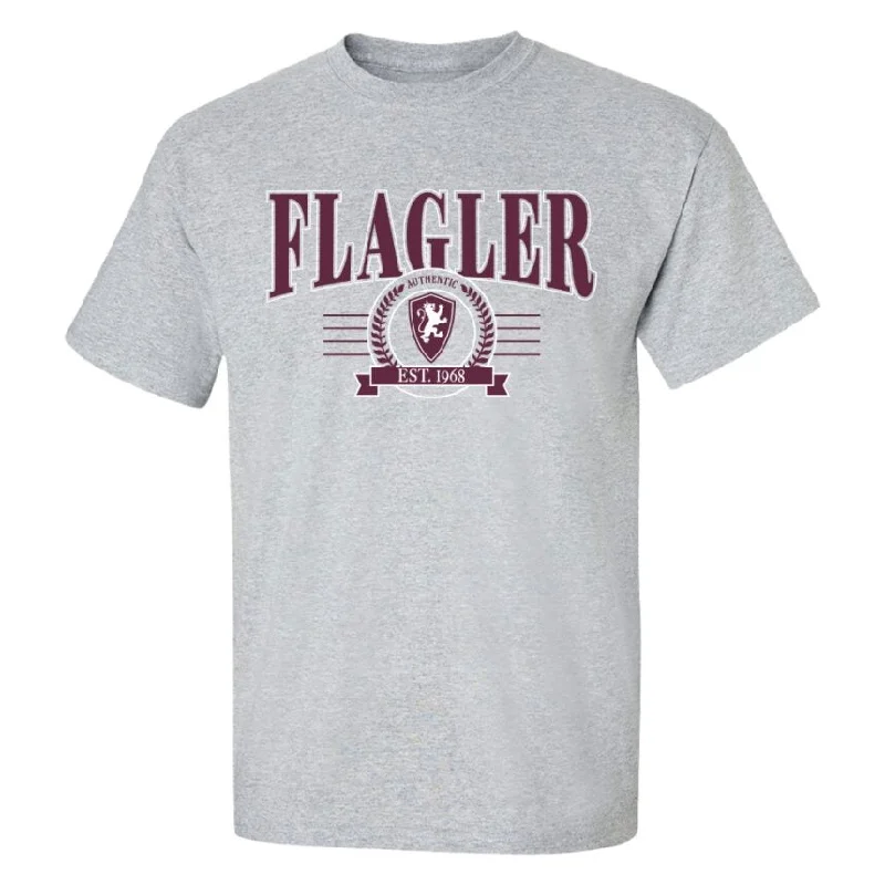 Retro Grey Flagler College T-Shirt