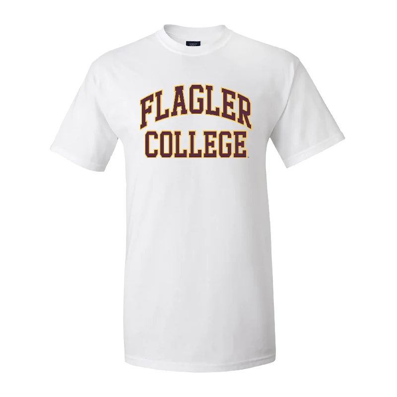 White Official Flagler College T-Shirt