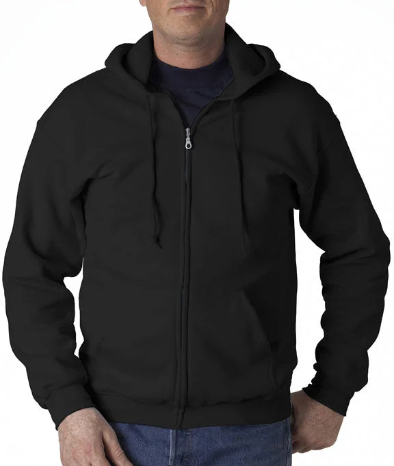 18600 - Gildan Heavy Blend™ Adult Full-Zip Hooded Sweatshirt | Black