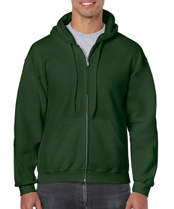 18600 - Gildan Heavy Blend™ Adult Full-Zip Hooded Sweatshirt | Forest Green