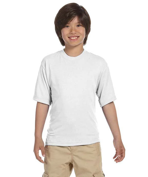 21B - Jerzees Youth 5.3 oz. DRI-POWER® SPORT T-Shirt | White