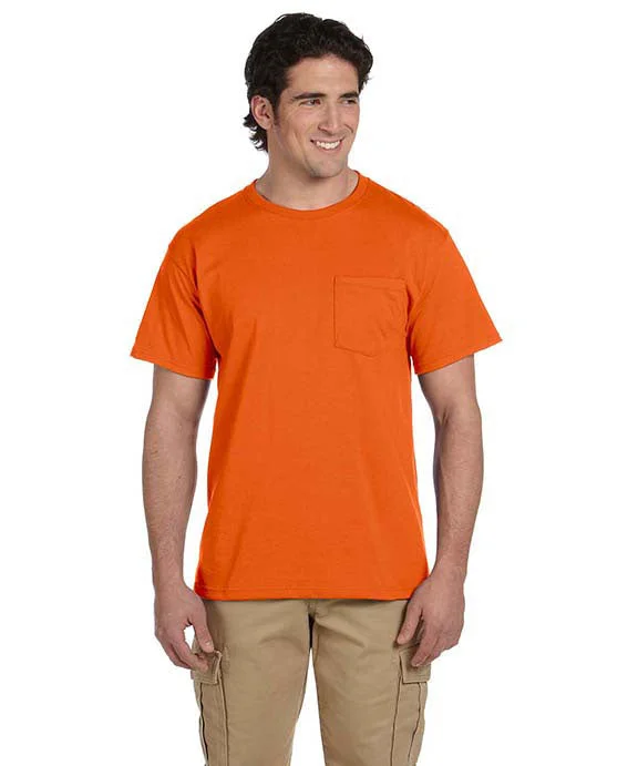 29MP - Jerzees Adult 5.6 oz. DRI-POWER® ACTIVE Pocket T-Shirt | Safety Orange