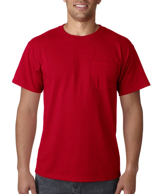 29MP - Jerzees Adult 5.6 oz. DRI-POWER® ACTIVE Pocket T-Shirt | True Red