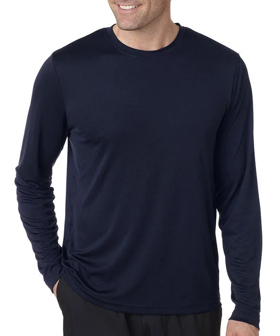 482L - Hanes Adult Cool DRI® with FreshIQ Long-Sleeve Performance T-Shirt | Navy