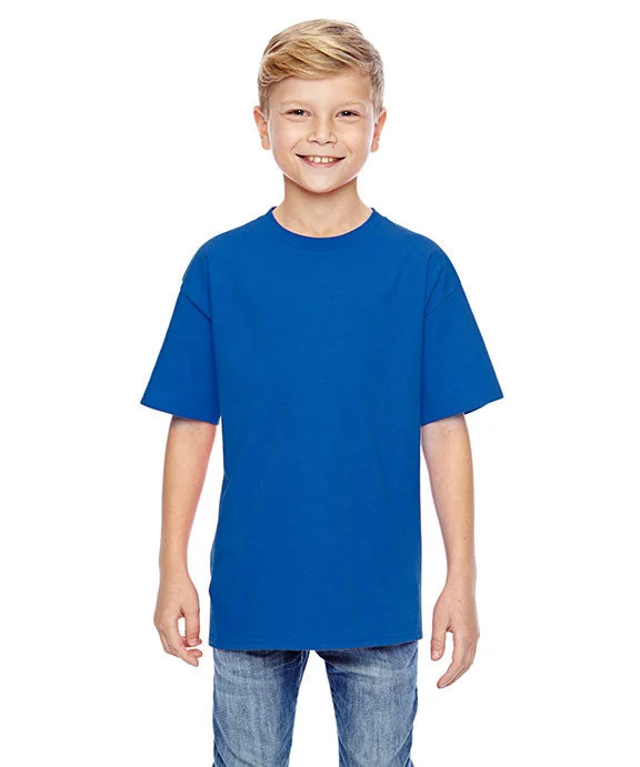 498Y - Hanes Youth Perfect-T T-Shirt | Deep Royal