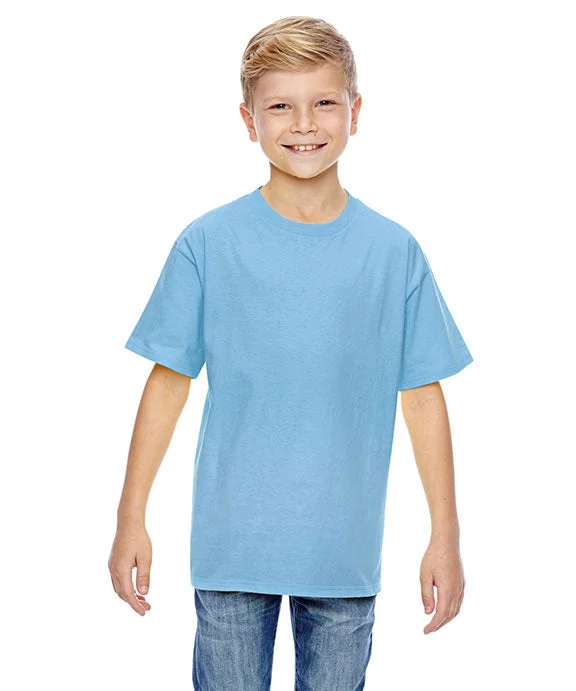 498Y - Hanes Youth Perfect-T T-Shirt | Light Blue