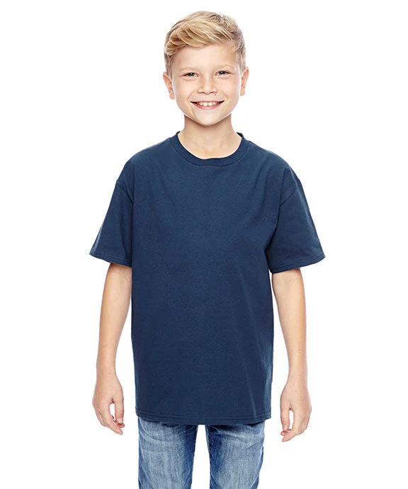 498Y - Hanes Youth Perfect-T T-Shirt | Navy