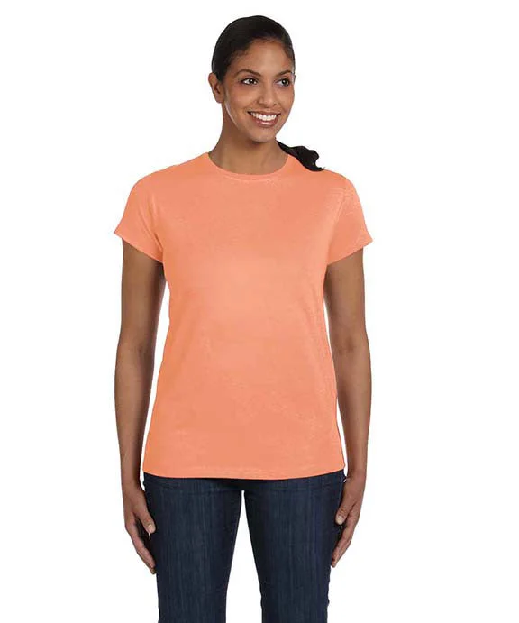 5680 - Hanes Ladies ComfortSoft® T-Shirt | Candy Orange