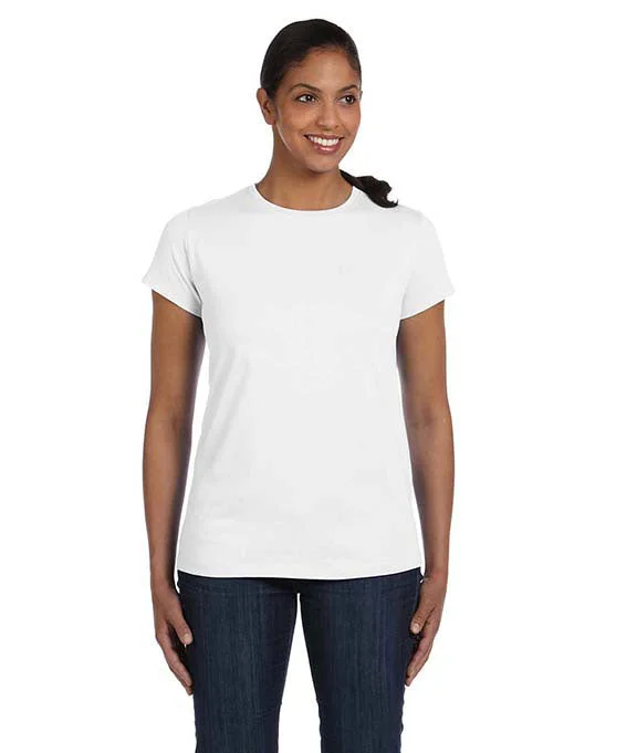 5680 - Hanes Ladies ComfortSoft® T-Shirt | White