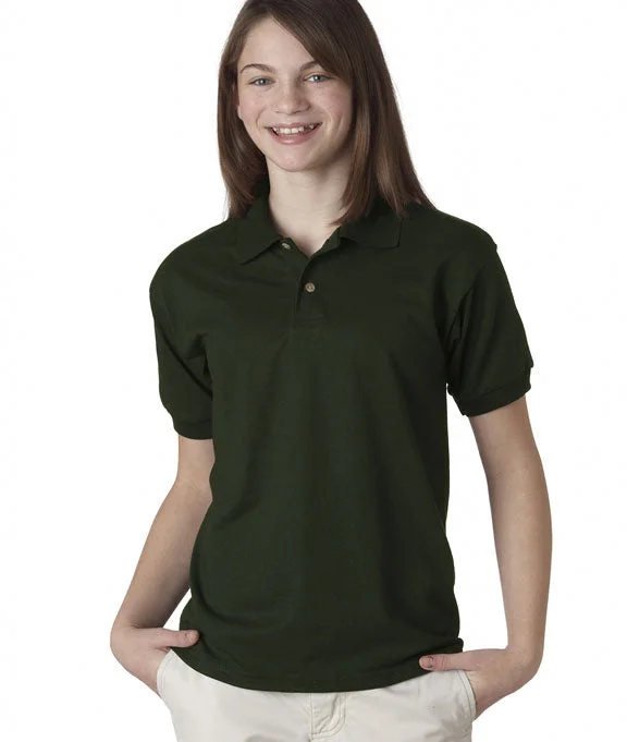 8800B - Gildan DryBlend® Youth Jersey Polo Shirt | Forest Green